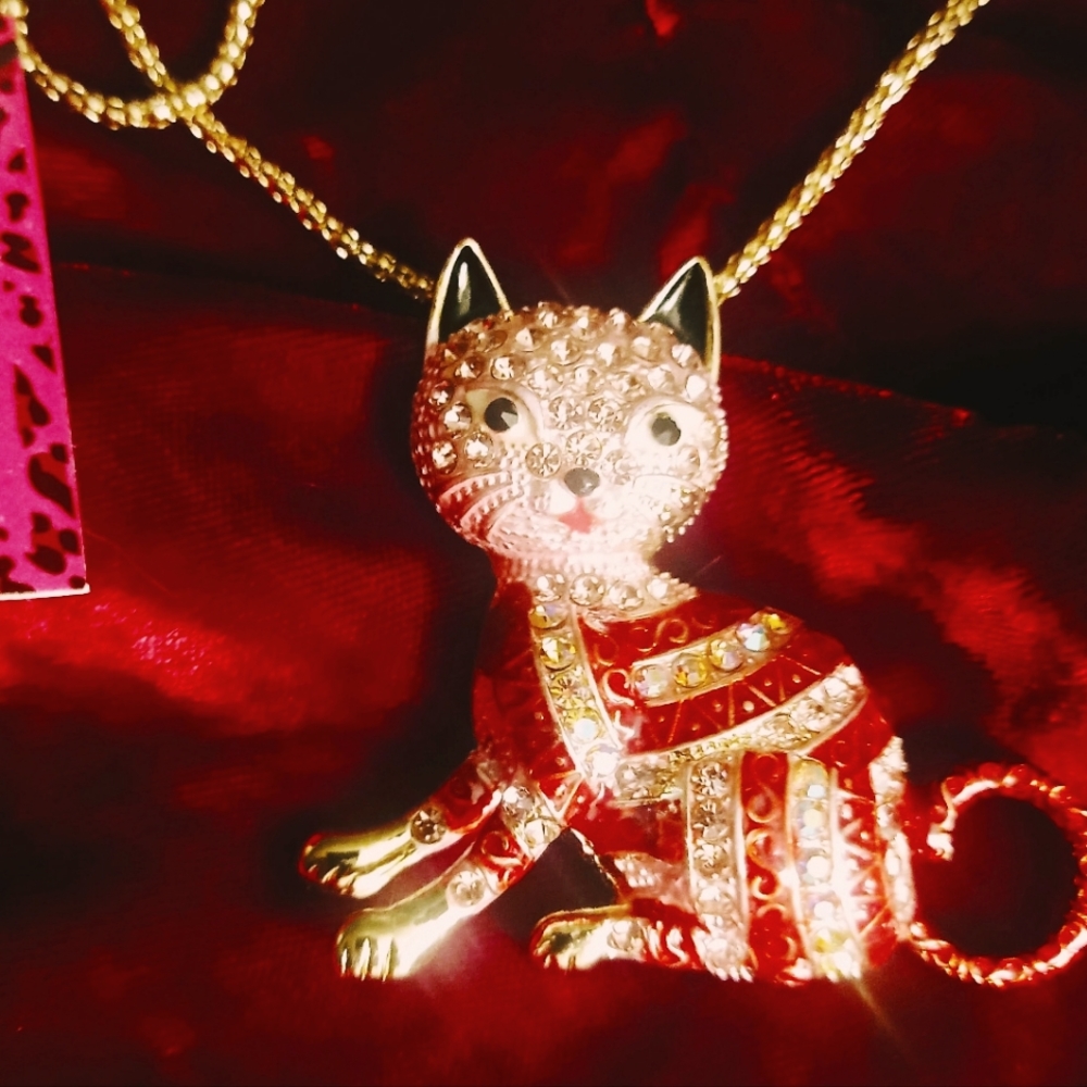 📿👠NWT- new photos!! Betsey Johnson Red Cat